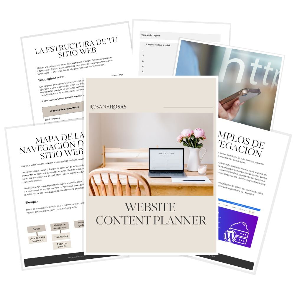 Bonus 1: Website content planner