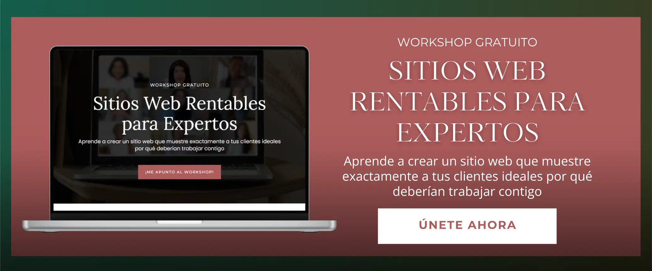 Banner horizontal Sitios Web Rentables para Expertos
