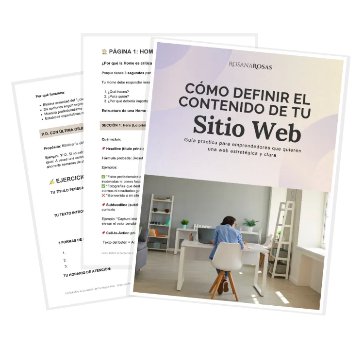 Guia Como Definir el Contenido de Tu Web