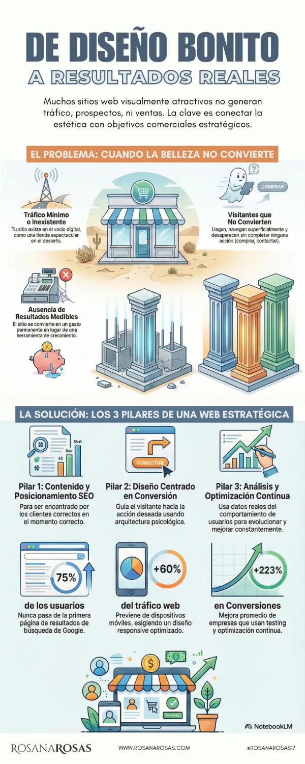 Infografia De Diseño Bonito a Resultados Reales