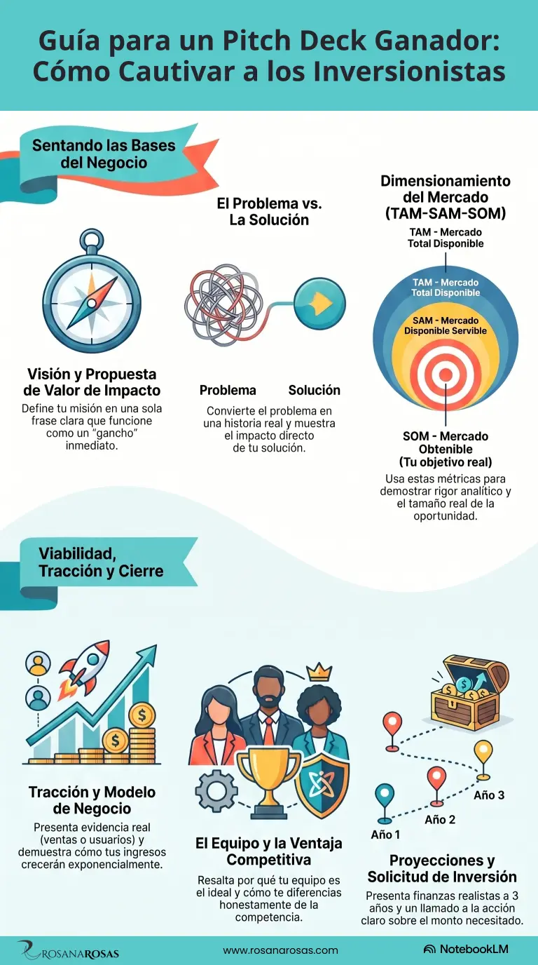 Guía para un pitch deck ganador