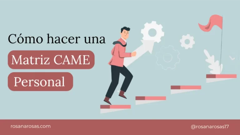 Portada Cómo hacer una matriz CAME personal